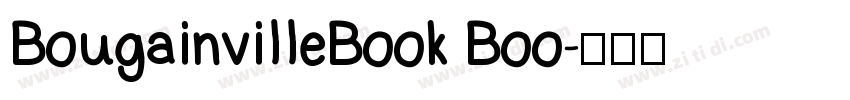BougainvilleBook Boo字体转换